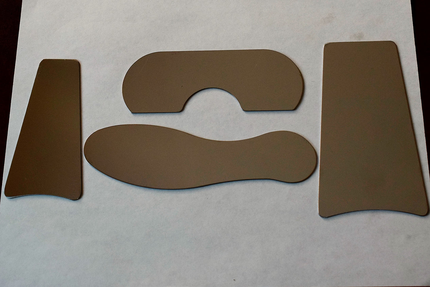 Set 4 Espejos Fotografía Clínica Intraoral Cx Rodio