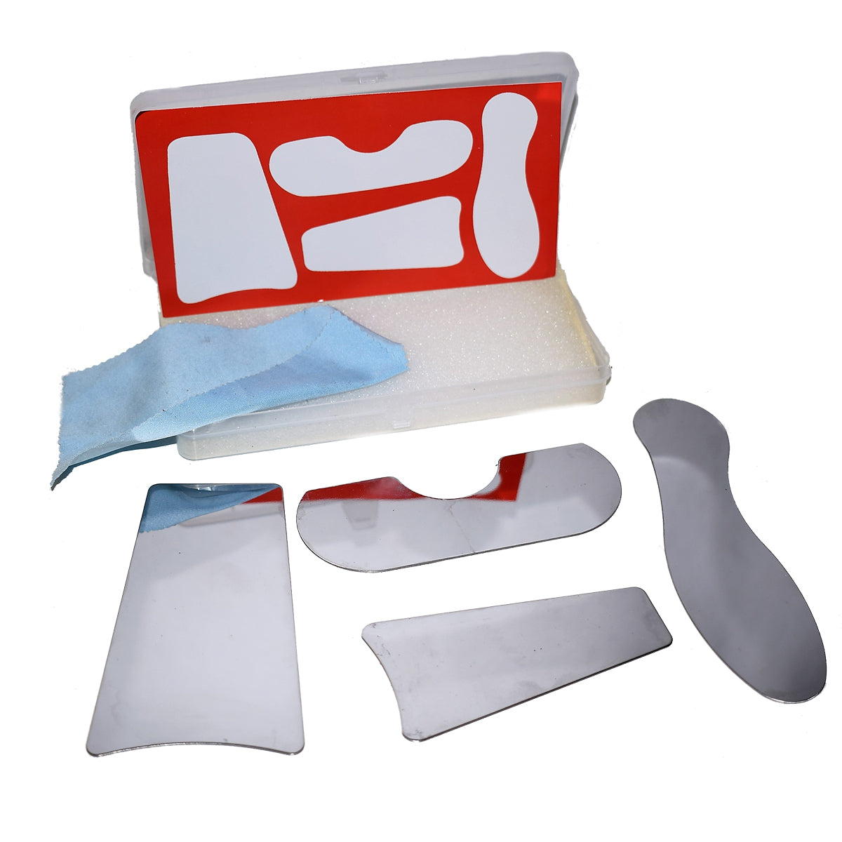 Set 4 Espejos Fotografía Clínica Intraoral Cx Rodio