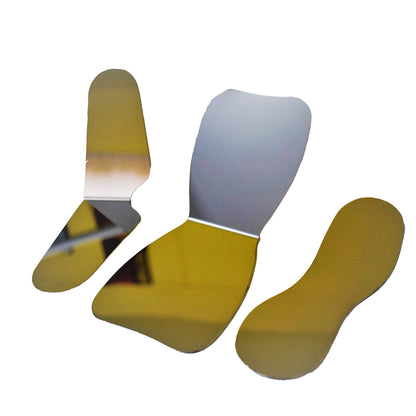 Set 3 Espejos Intraorales Fotografía Clínica Premium Rodio