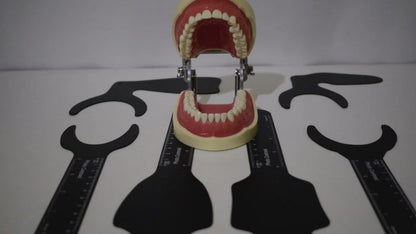 Kit de 6 Contrastadores Negro Mate hechos en material metálico