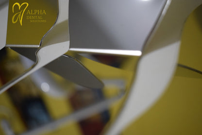 Set 3 Espejos Intraorales Fotografía Clínica Premium Rodio - Alpha Dental Soluciones