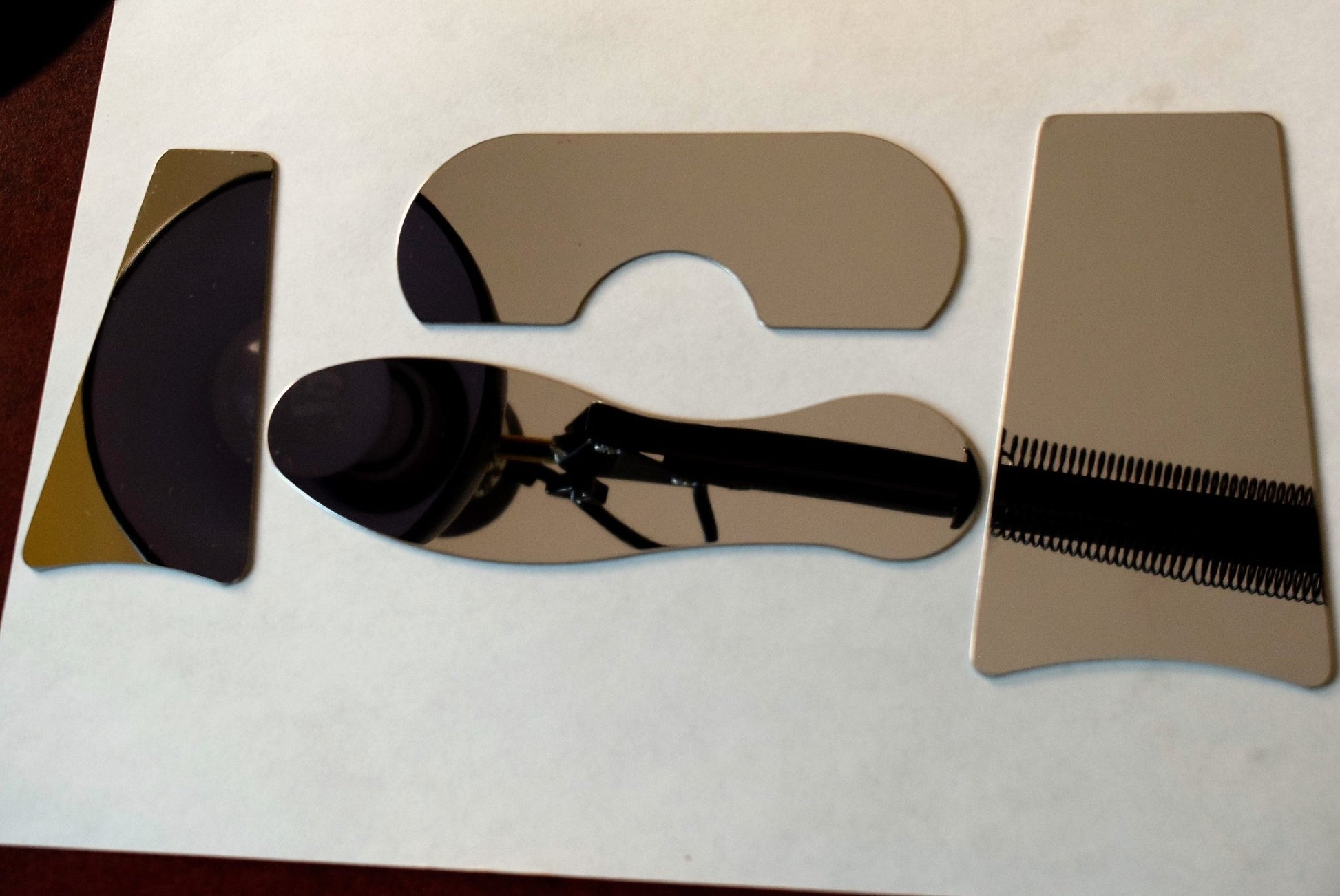 Set 4 Espejos Fotografía Clínica Intraoral Cx Rodio - Alpha Dental Soluciones