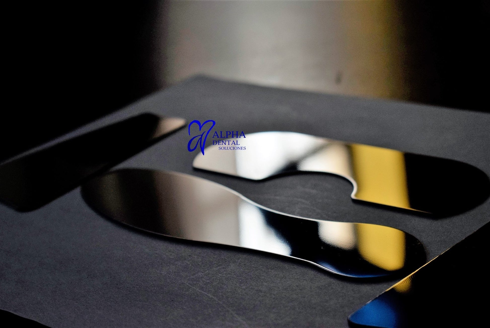 Set 4 Espejos Fotografía Clínica Intraoral Cx Rodio - Alpha Dental Soluciones