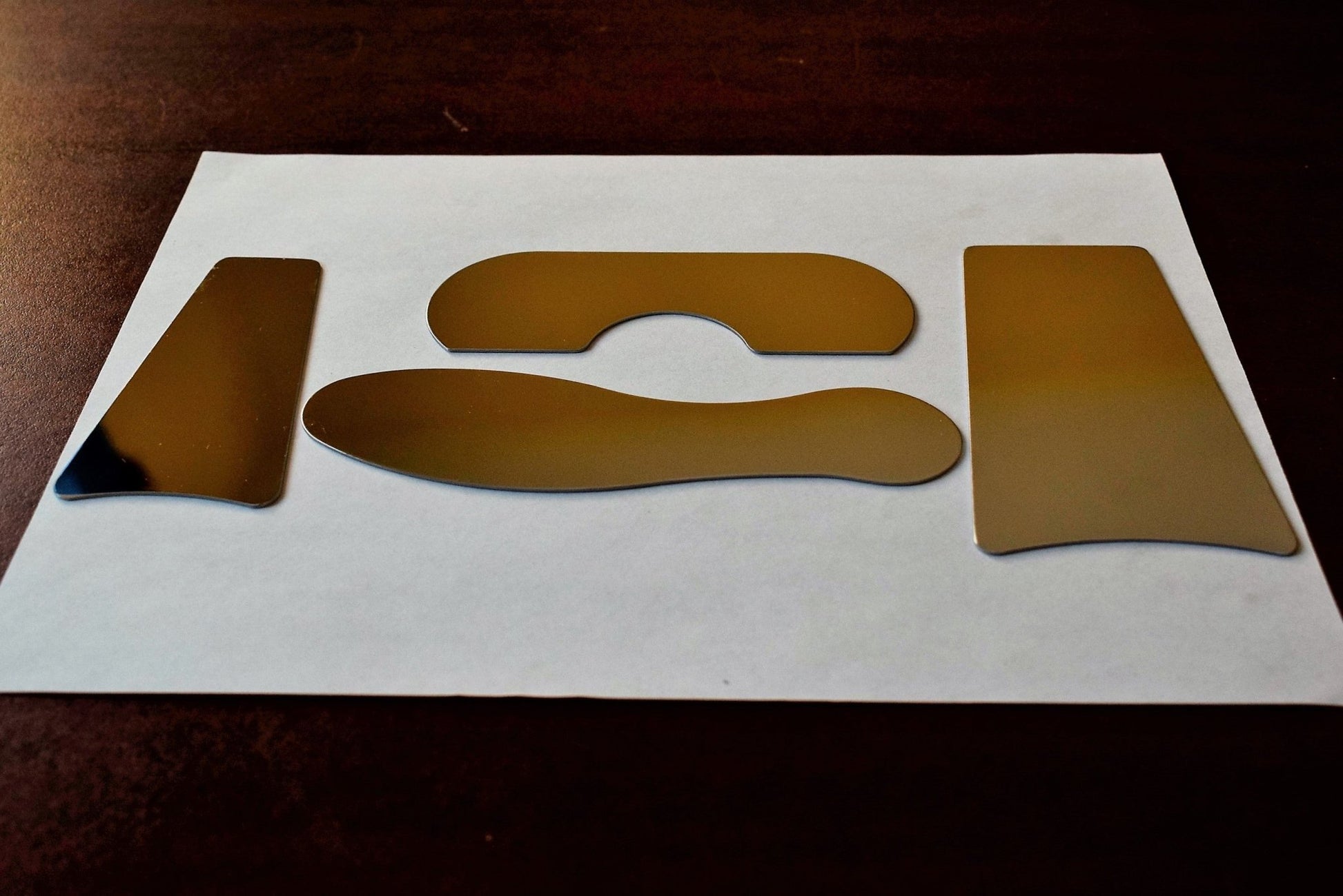 Set 4 Espejos Fotografía Clínica Intraoral Cx Rodio - Alpha Dental Soluciones